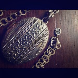 Silpada Sterling Silver Laurel Locket Necklace